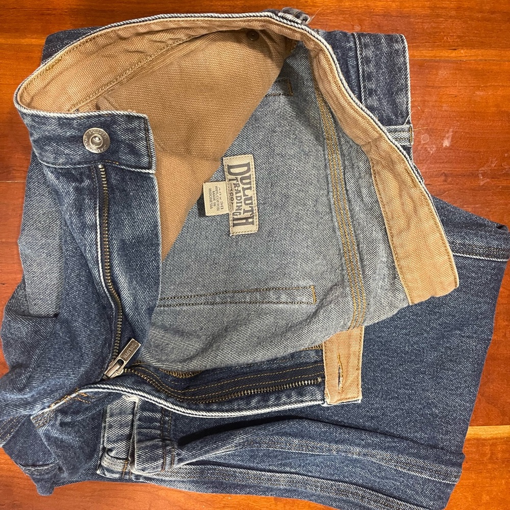 Men's Washed Dark Indigo Jeans